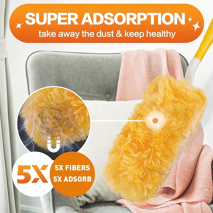 Heavy Duty Duster Refills, Unscented Disposable Dusters Kit - Image 3
