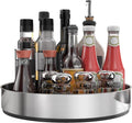 VAEHOLD Pantry Cabinet Lazy Susan Stainless Steel Black Spice Rack Turntable by VAEHOLD