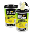 Tub O’ Towels TW75 Heavy-Duty 10" x 12" Size Multi-Surface Cleaning Wipes by TubOTowels