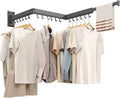 Wall Mounted Clothes Drying Rack, Laundry Drying Rack Wall Mount, Clothes Hanger by Unknown