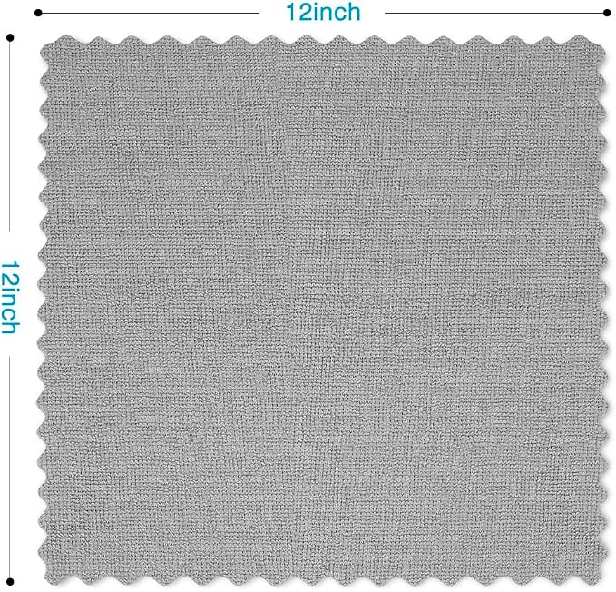 Orighty Grey Microfiber Cleaning Cloth, 50 Pack Highly Absorbent Cleaning - Image 4