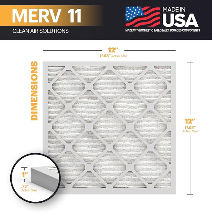 BNX TruFilter 12x12x1 Air Filter MERV 11 - Image 2