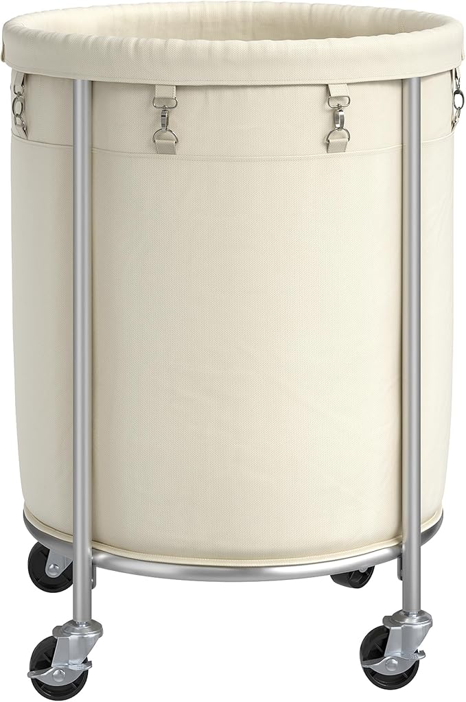 ELYKEN Laundry Basket with Wheels, 170L Rolling Laundry Hamper with Removable by ELYKEN