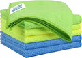 HOMEXCEL Microfiber Cleaning Cloth 6 Pack, 12.5 x 12.5 Inch Microfiber Towels by HOMEXCEL