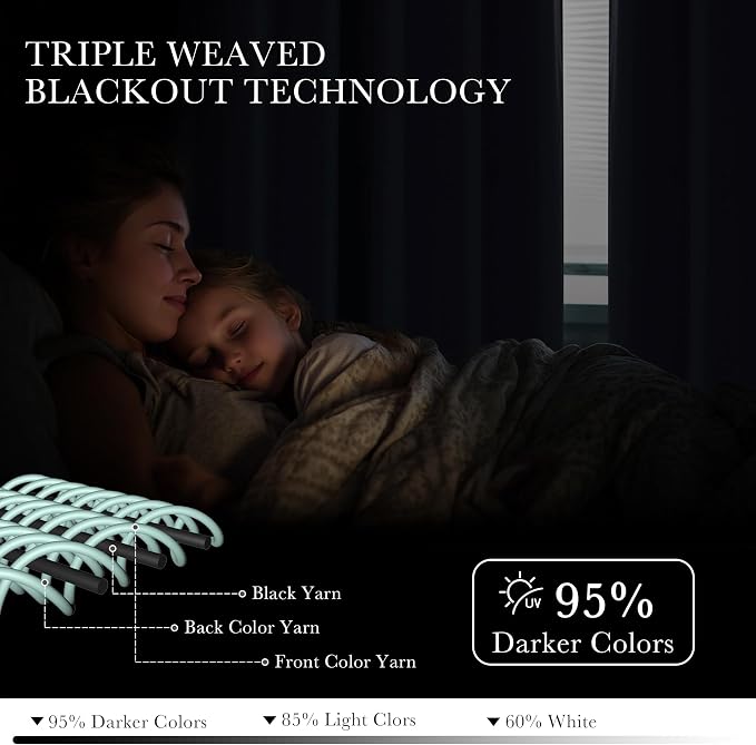 PONY DANCE Stone Blue Small Curtains - Image 2