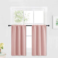 RYB HOME Blackout Curtains for Kitchen, Small Window Curtains Blinds, Thermal by RYBHOME