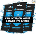 Fortress Car Interior Wipes for Car Interior Cleaning, and Steering Wheel by Fortress
