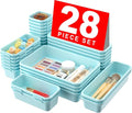 A-LuGei 【28PCS】 Drawer Organizer, Bathroom Organizers and Storage, Makeup by A-LUGEI