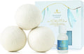 Thymes Wool Dryer Balls Set – Includes 3 Wool Laundry Balls + 1 Scented Laundry by Thymes