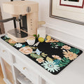 AMOAMI Coffee Mat Hide Stain Rubber Backed Absorbent Dish Drying Mat by AMOAMI