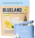 BLUELAND 100% Plastic-Free Dishwasher Detergent Tablets, Starter Set, Lemon Zest by BLUELAND