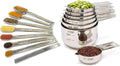Measuring Cups and Spoons Set of 15, Stackable Cups, Long Handle by SimplyGourmet