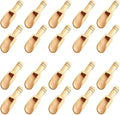 20pc Mini Wooden Spoons，Mini Bamboo Spoons by Golden+Pearl