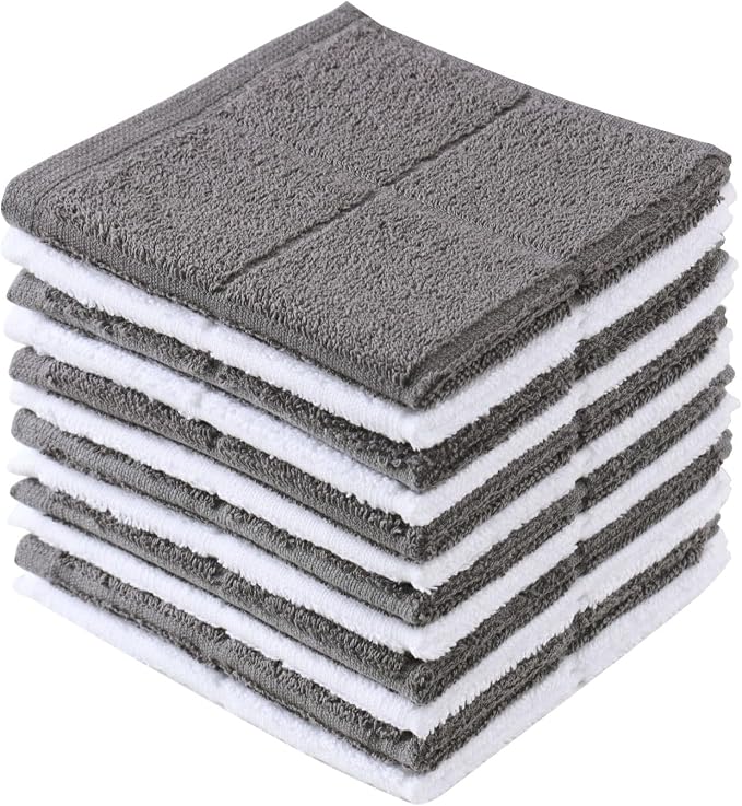 Glynniss Dishcloths Kitchen Highly Absorbent Dish Rags 100% Cotton Dish Cloths by Glynniss