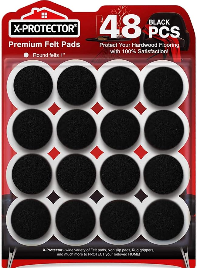 X-Protector Black Felt Furniture Pads by X-Protector