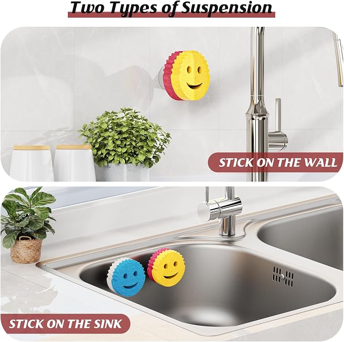 Sponge Holder for Kitchen Sink, Sink Caddy Organizer - Image 6