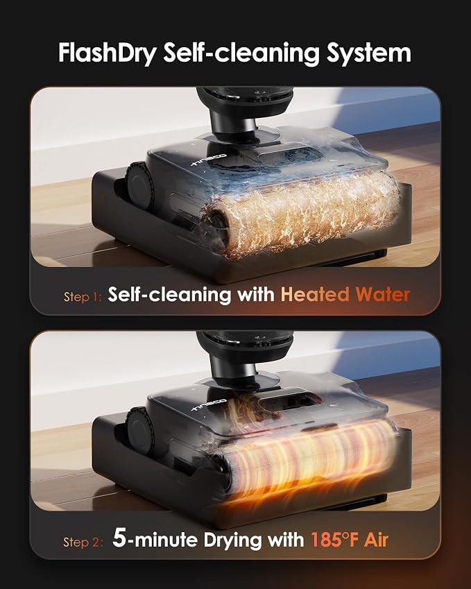 Tineco Floor One S7 Stretch Steam Cordless Wet Dry Vacuum Steam Mop All-in-One - Image 6