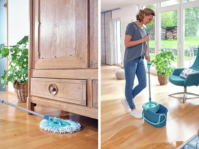 Leifheit Clean Twist Disc Mop Ergo Mop and Bucket, Floor Mop - Image 4