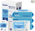 Advanced Large 75% Alcohol Hand Sanitizing Wipes, 4 Packs of 50 by DEC%C3%93NIMO