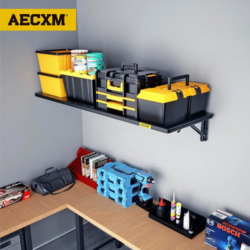 1.3x4ft Adjustable Rail Type Folding Storage Rack Shelf, Suitable - Image 2