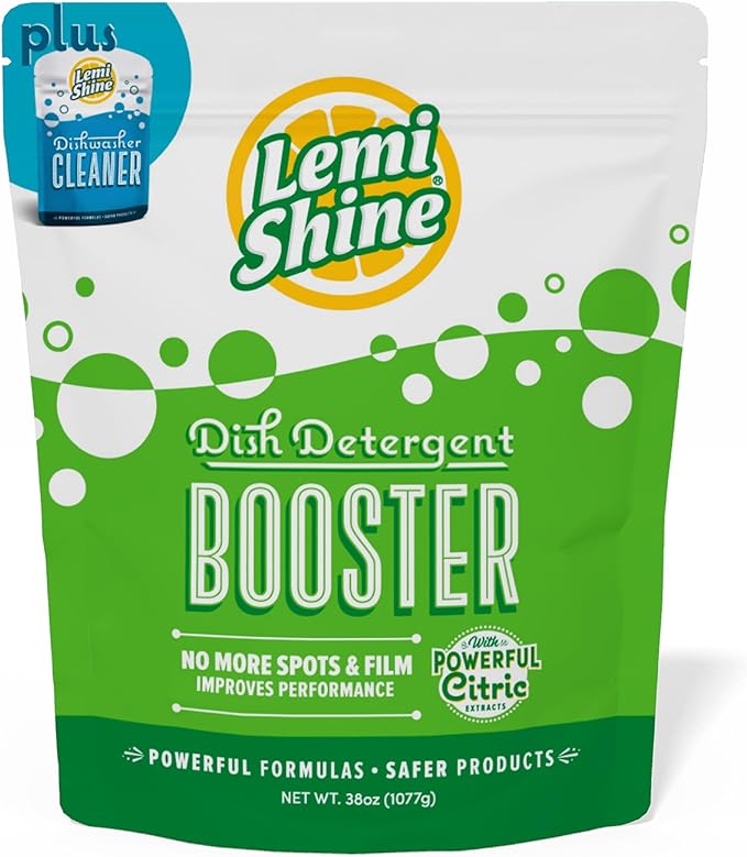 Lemi Shine Natural Dish Detergent Booster by LemiShine