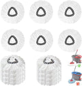 12 Pack Spin Mop Replacement Heads, 100% Microfiber Spin Mop Refill by V-chen