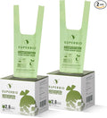 SUPERBIO 2.6 Gallon Compostable Bags, 2 Pack, Handle Tie Food Waste Bags by SUPERBIOCOMPOSTABLEBAGS