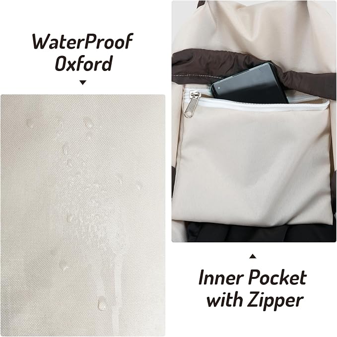 Laundry Bag Backpack with Shoulder Straps and Detergent Holder Clothes - Image 8