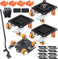 Furniture Movers with 4 Wheels, Heavy Duty Furniture Lift Mover Tool Set with by HometownCreek