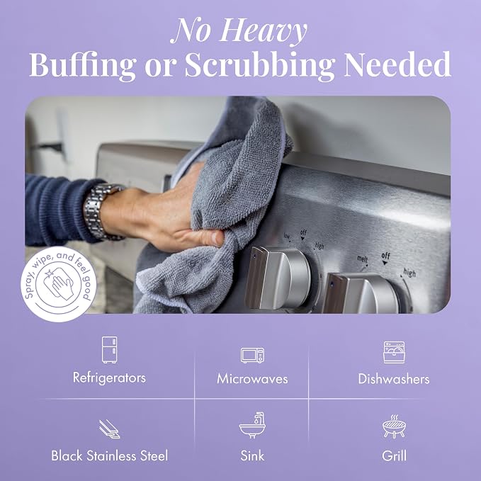 Therapy Stainless Steel Cleaner Bulk Refill - 64 oz. - Streak-Free - Image 4