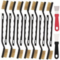 48 Pcs Mini Brass Brush Set, Brass Scratch Brush by Unknown