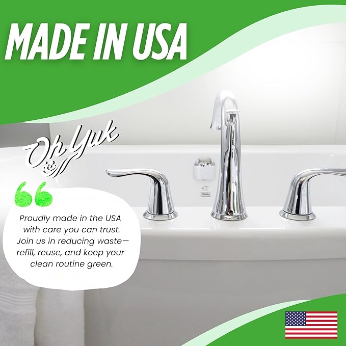 Oh Yuk Tub and Tile Cleaner – Concentrate Refill Makes 4 Bottles | Dissolves - Image 7