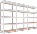 HOMEDANT House 5-Tier Laminated Metal Shelving Unit Adjustable Storage Utility by TheBestOrganizingSolution
