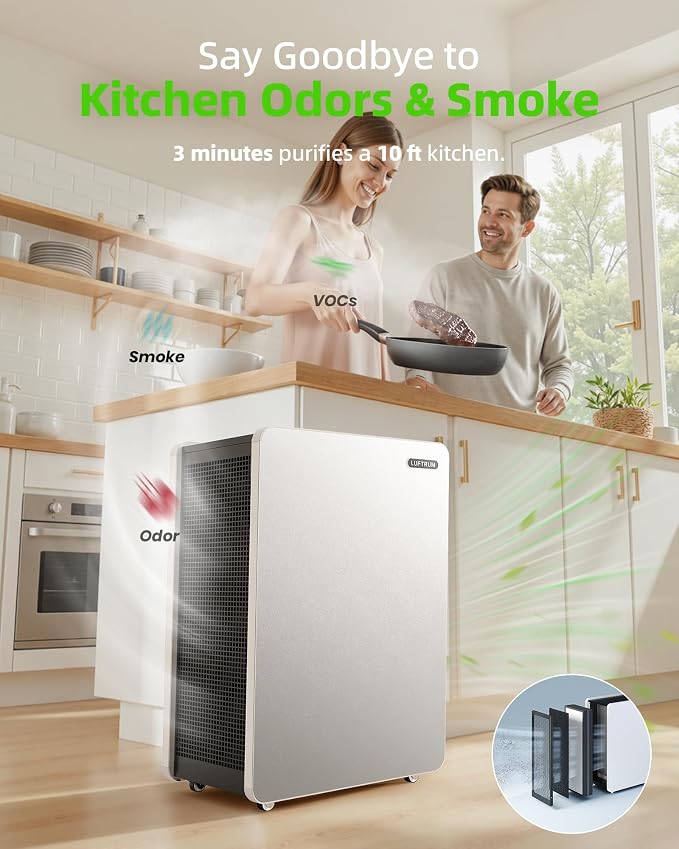 Air Purifier for Large Room: True HEPA Air Filter for Allergies Pets Asthma - Image 4