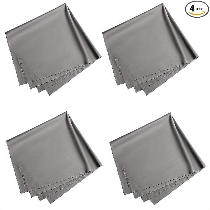 4 Pack 16''x16'' Extra Large Microfiber Cleaning Cloths, K&F Concept Oversized by KFCONCEPT