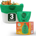 Compost Bags 3 Gallon, Compost Food Scrap Waste Bags Fits Countertop Bin by RAYTID