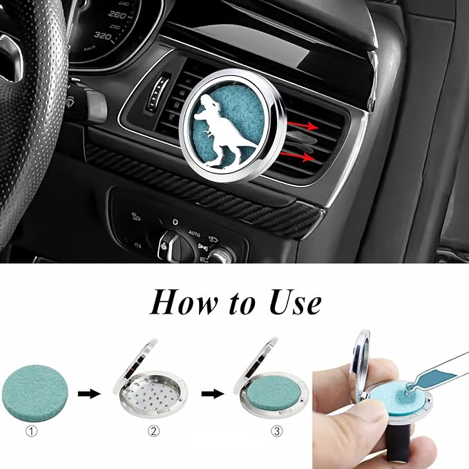 30mm Car Essential Oil Diffuser Vent Clips Air Freshener Vent Clip Aromatherapy - Image 5