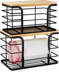 2 Pack Stackable Storage for Kitchen Laundry Pantry Organizers, Trash Bag Holder by Stylstoreazy
