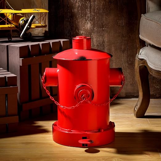 Hoolerry Fire Hydrant Trash Can Retro Creative Garbage Can - Image 6