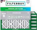 Filterbuy 18x18x2 Air Filter MERV 8 Dust Defense Replacement, Electrostatic by Filterbuy