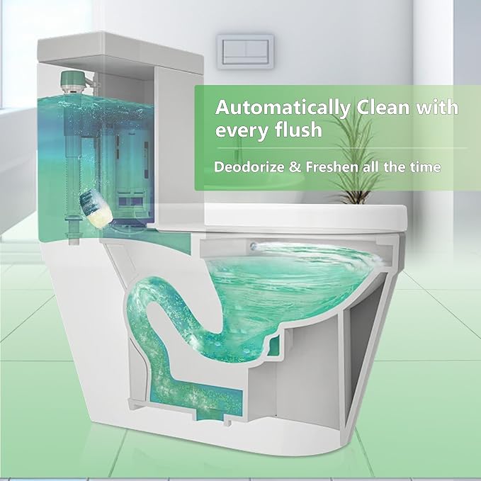 Toilet Bowl Cleaner Tablets, Automatic Toilet Bowl Cleaners, Long-Lasting - Image 8