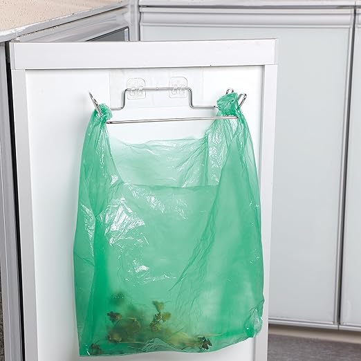 2 Pcs Stainless Steel Trash Bag Holder - Image 7