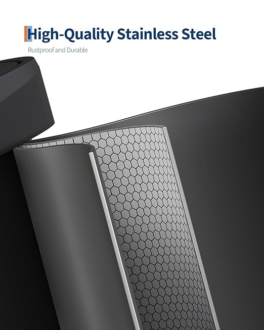 Garvee 16 Gallon / 60 Liter Metal Trash Can - Image 3