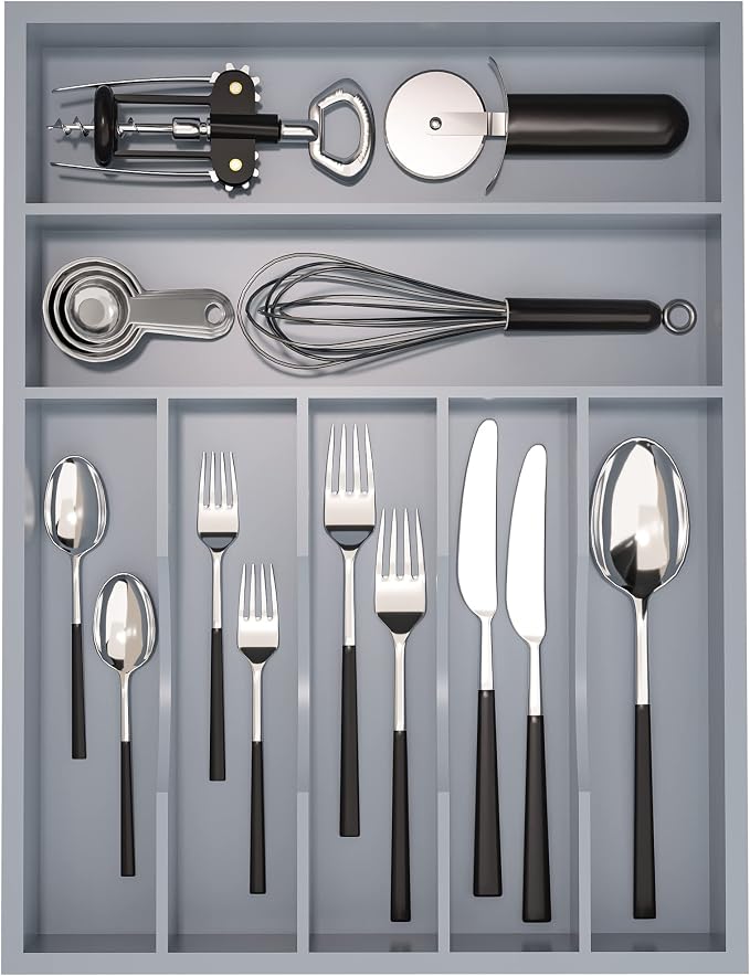 Utensil Organizer Silverware Drawer Organizer by WUSHIZHUHUN