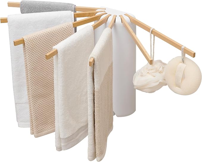 LEQ Wall Mounted Clothes Drying Rack, Garment Rack Foldable Space Saving by Unknown