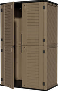 ZZM Large 67 Cu.ft Waterproof Storage Shed, Outdoor Storage Cabinet，Durable by ZZM