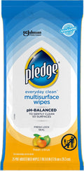 Pledge Multisurface Cleaning Wipes, pH Balanced, Fresh Citrus by Pledge