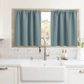 RYB HOME Blackout Curtains for Kitchen, Over Sink Privacy Curtains Window Decor by RYBHOME