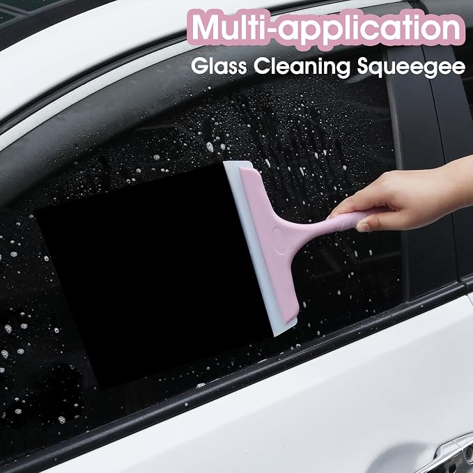 Shower Squeegee for Glass Doors, Bathroom Squeegee for Shower, Mini Window - Image 4