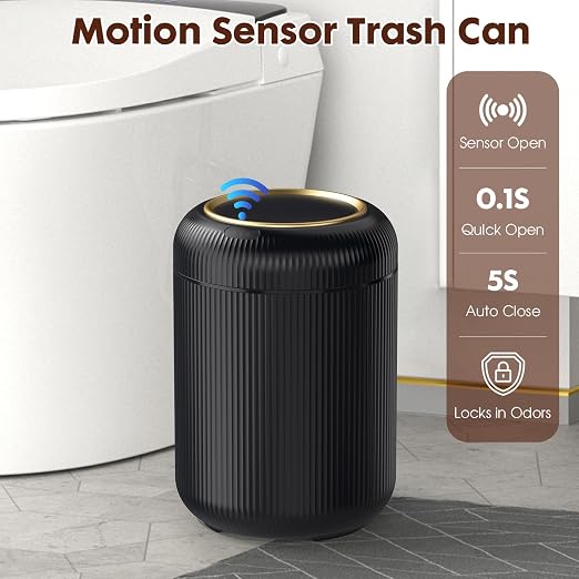 Procade Bathroom Trash Can Automatic Touchless, Motion Sensor Trash Bin - Image 2